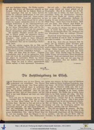 Die Hohkönigsburg im Elsaß.
