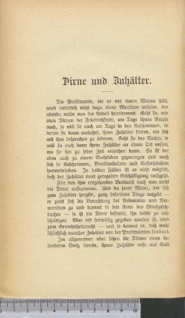 Dirne und Zuhälter