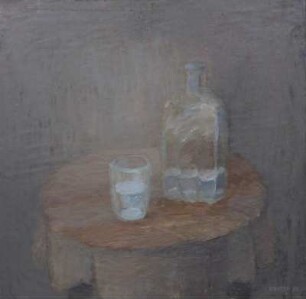 Stillleben mit Wasserglas