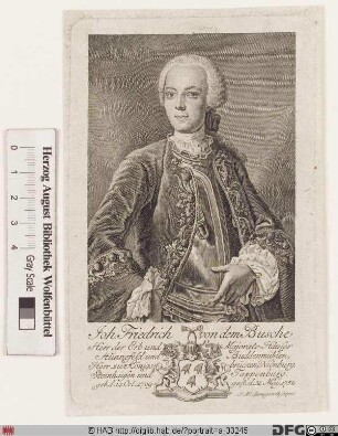 Bildnis Johann Friedrich von dem Bussche