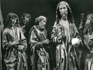 Tilman Riemenschneider, Johannes, Petrus, Christus und Andreas, Zwölfboten-Altar aus Windsheim, Heidelberg
