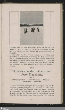Skifahrten in das mittlere und obere Erzgebirge