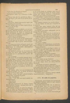XVII. - El rollo de papeles.