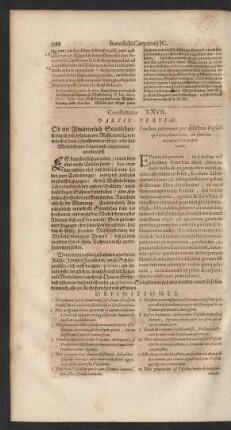 Constitutio XXVII.
