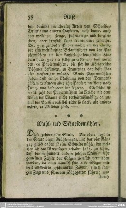 Mahl- und Schneidemühlen