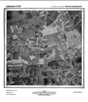 Hemer - Landhausen, Gauß-Krüger-Koordinaten: Rechtswert: 3412, Hochwert: 5696