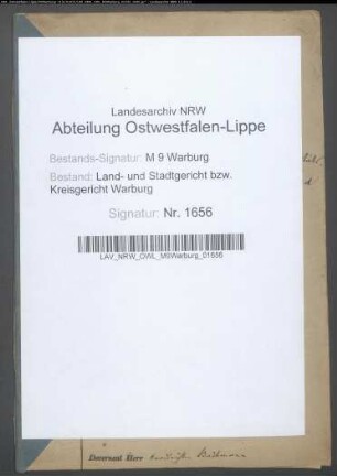 Erblasser: Seiler, Otto; Erblasser: Seiler, Maria, geb. Wiegand: