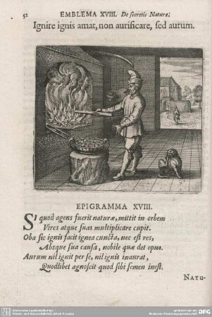 Discursus XVIII. Ignire ignis amat, non aurisicare, sed aurum.