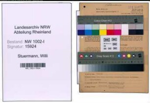 Entnazifizierung Willi Stuermann, geb. 12.06.1901 (Kaufmann)