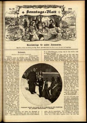 Ausgabe vom Sonntag, den 10. Juli 1904.