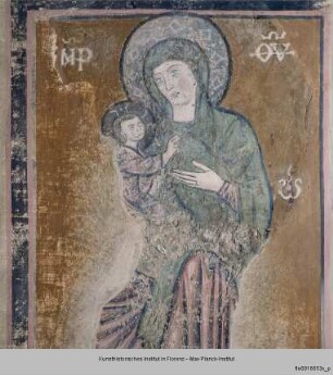 Innendekoration der Kirche San Michele Arcangelo : Madonna mit Kind