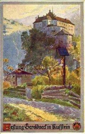 Festung Kufstein (Geroldseck), Postkarte des Deutschen Schulvereins Nr.335