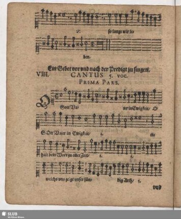VIII. O Gott Vater in Ewigkeit