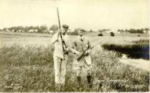 Kronprinz Wilhelm auf der Jagd