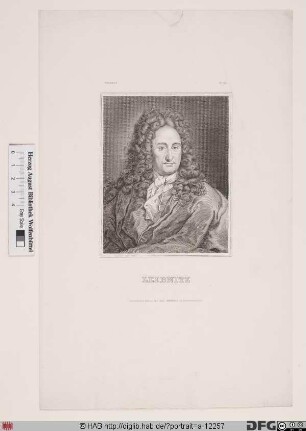 Bildnis Gottfried Wilhelm Leibniz