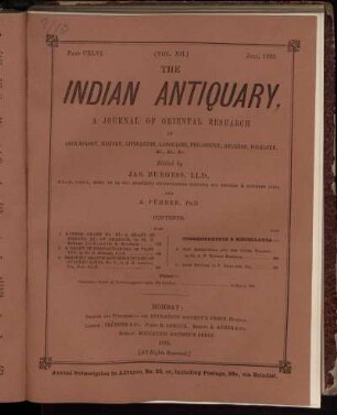 Part CXLVI... July, 1883.