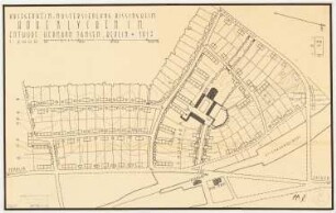 Kriegerheim Mustersiedlung Bissingheim, Hohenlychen: Lageplan 1:2000