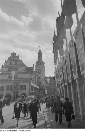 Messebetrieb in der Innenstadt