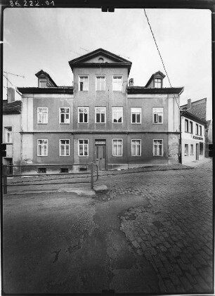 Altenburg, Berggasse. Wohnhaus. Straßenfront