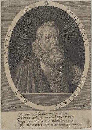 Bildnis des Iohannes Casimirus, Herzog zu Sachsen-Coburg