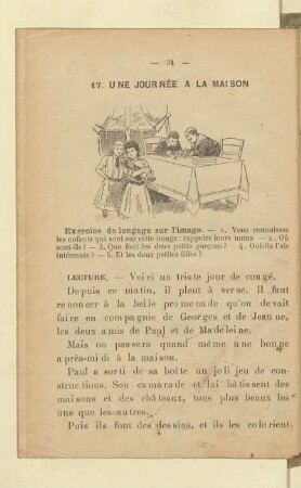 17. Une journée a la maison