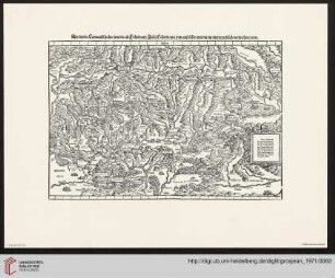 Karte 4 Johannes Stumpf, historische Schweizerkarte 1547