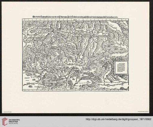 Karte 4 Johannes Stumpf, historische Schweizerkarte 1547