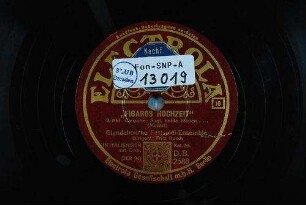 "Figaros Hochzeit" : 2. Akt, Canzone: Sagt, holde Frauen... / (Mozart)