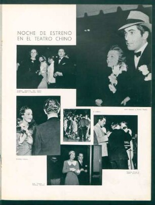 Noche de estreno en el Teatro Chino