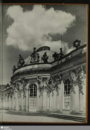 Schloss Sanssouci, Gartenfront