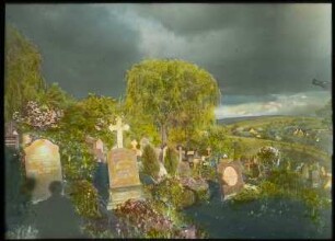Alte Grabstein, Friedhof Langenhennersdorf : Langenhennersdorf. Friedhof mit Grabsteinen
