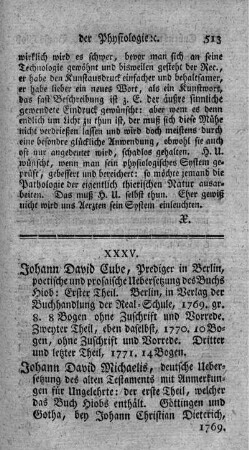 Poetische und prosaische Uebersetzung des Buchs Hiob. T.1-3.