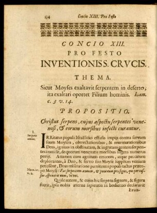 Concio XIII. Pro Festo Inventioniss. Crucis.