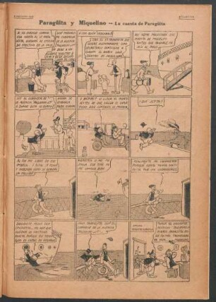 Paragüita y Miquelino. - [Cómic] : La cuenta de Paragüita