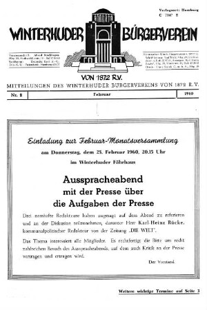 Nr. 2, Februar 1960