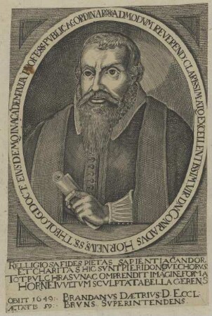 Bildnis des Conradus Hornejus