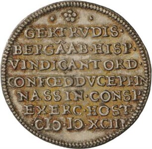 Medaille auf die Belagerung von Gertruidenberg, 1593