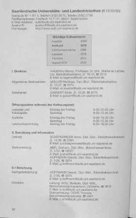 Saarländische Universitäts- und Landesbibliothek