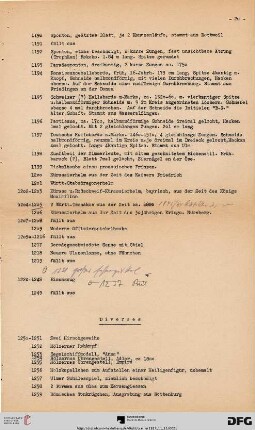 Diverses (Nr. 1250-1299)