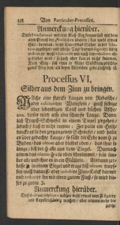 Processus VI.