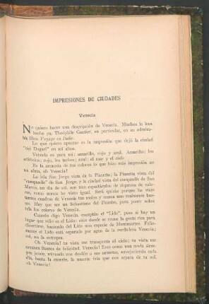 Impresiones de ciudades