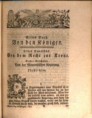 Die Regierung der Morgenländer