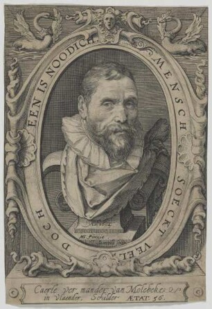 Bildnis des Caerle ver Mander