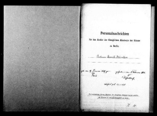 Hünten, Emil Johann - Maler 1878 - Januar - 17