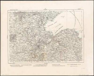 24: Lübeck, um 1860 : 24 : Lübeck / Entw. u. gez. v. F. Handtke. - [1:200 000]. - [Glogau] : [Flemming] , [um 1860]. - 1 Kt. : Stich. - Maßstabsangabe in graph. Form (geogr. Meile)
