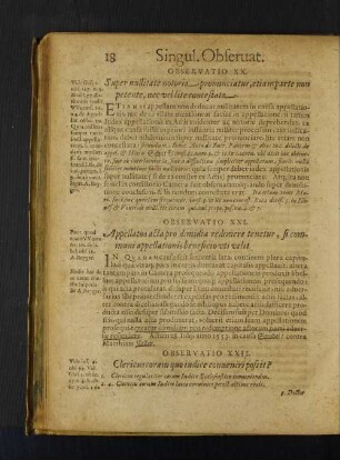 Observatio XXII. Clericus coram quo indice conueniri possit?