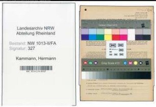 Entnazifizierung Hermann Kammann , geb. 05.01.1895 (Milchhaendler)
