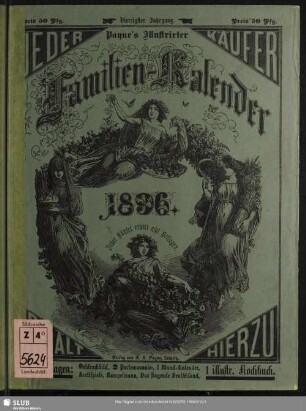 40.1896: Payne's illustrirter Familien-Kalender