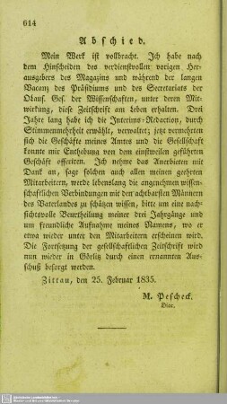 Abschied