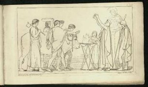 Nestor opfert der Athene (III. Gesang)